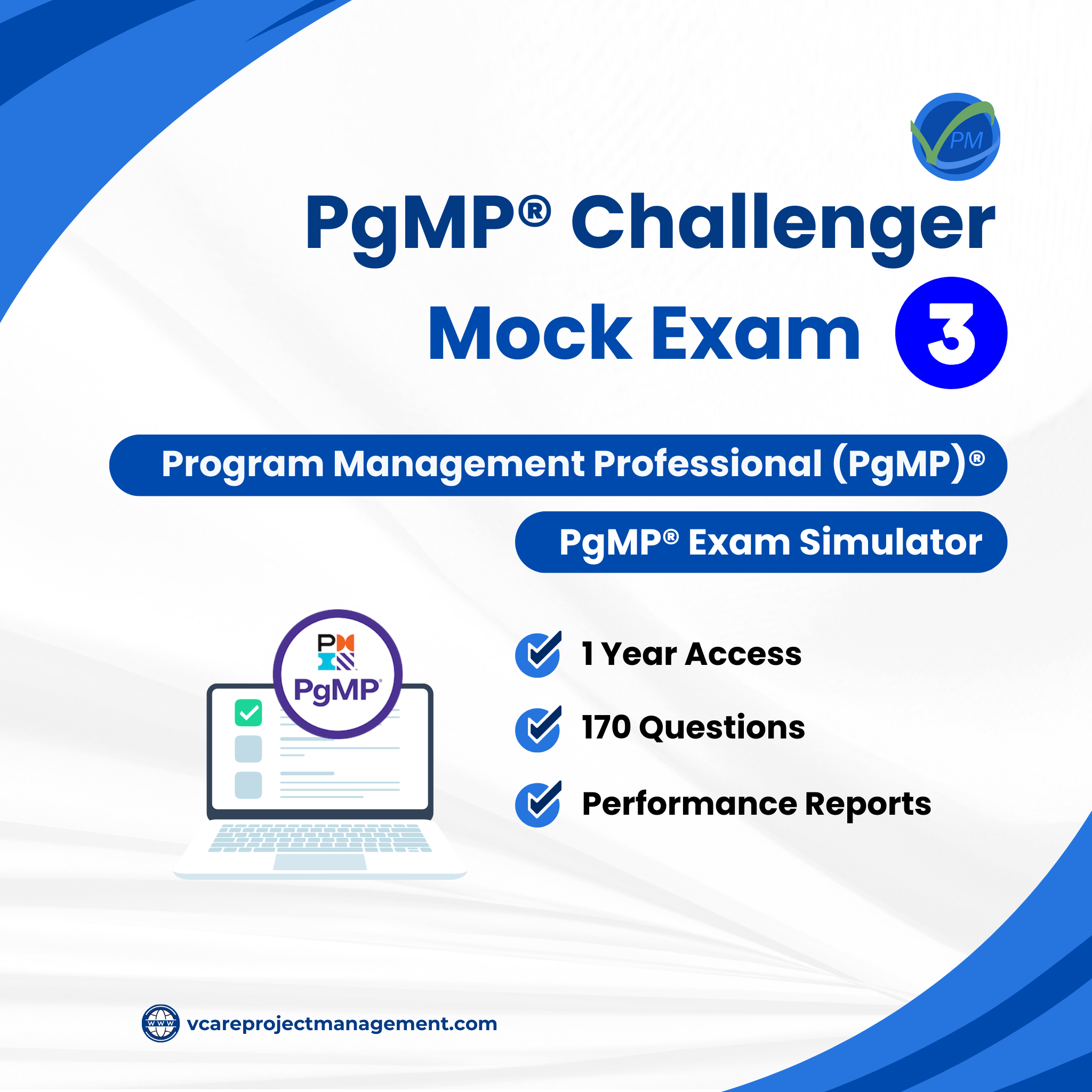 PgMP Challenger Mock Exam 3 (based on SPM5) | Exam Simulator