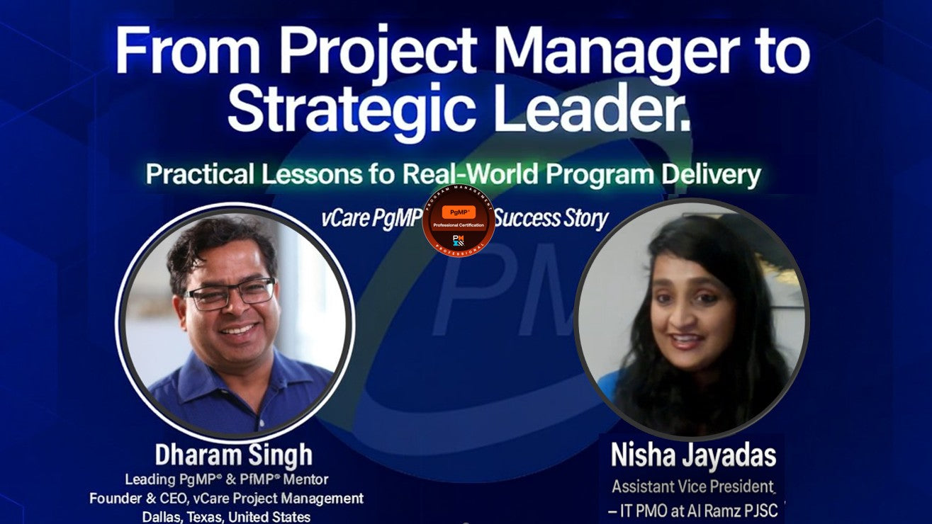 From Project Manager to Strategic Leader: Practical Lessons from Real-World Program Delivery - Nish Jayadas